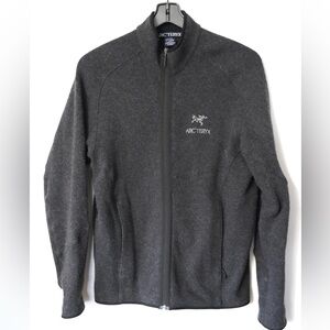 Vintage Arc'Teryx Jacket Mens L Gray Wool Cashmere Blend Full Zip Diplomat Rare